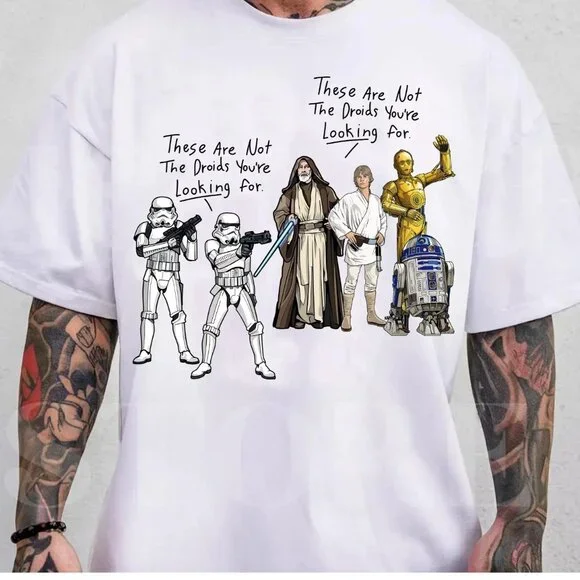 Funny Star Wars Droids Stormtrooper Star Wars T Shirt 187 - Picture 1 of 5